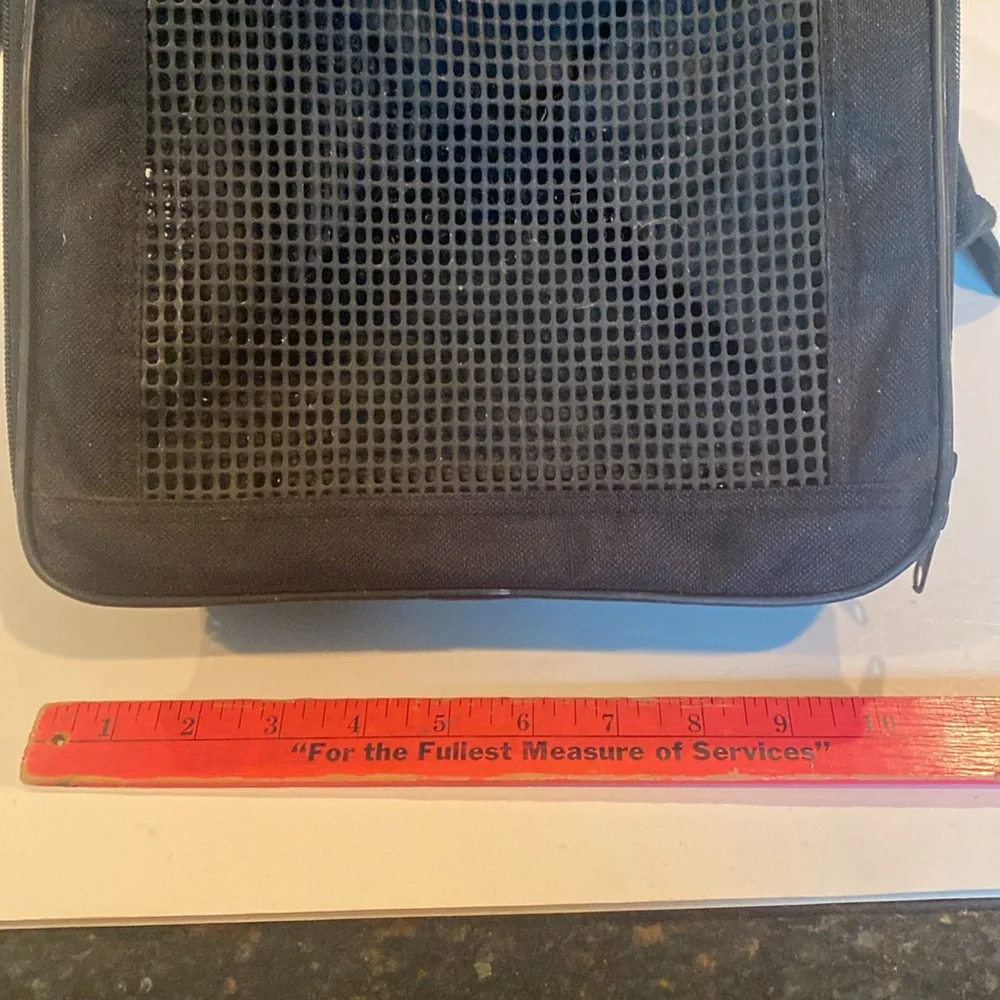 NWT Pets-On-The-Go #76006 Black Canvas Pet Carrier